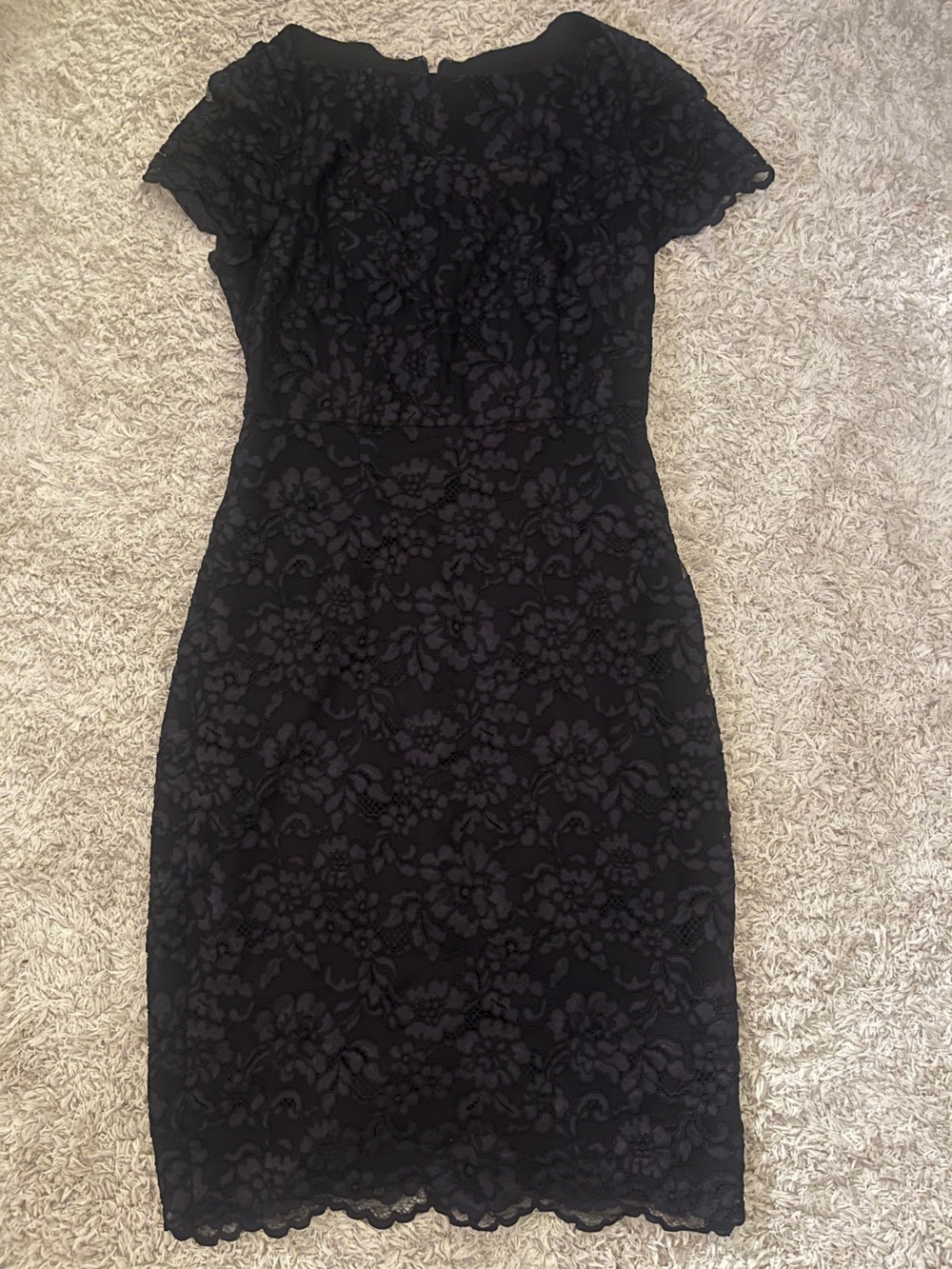 Diane Von Furstenberg Women’s Black Floral Dress Sz 2